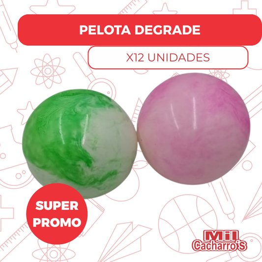 Pelota Balon Degrade #4 X12 unidades