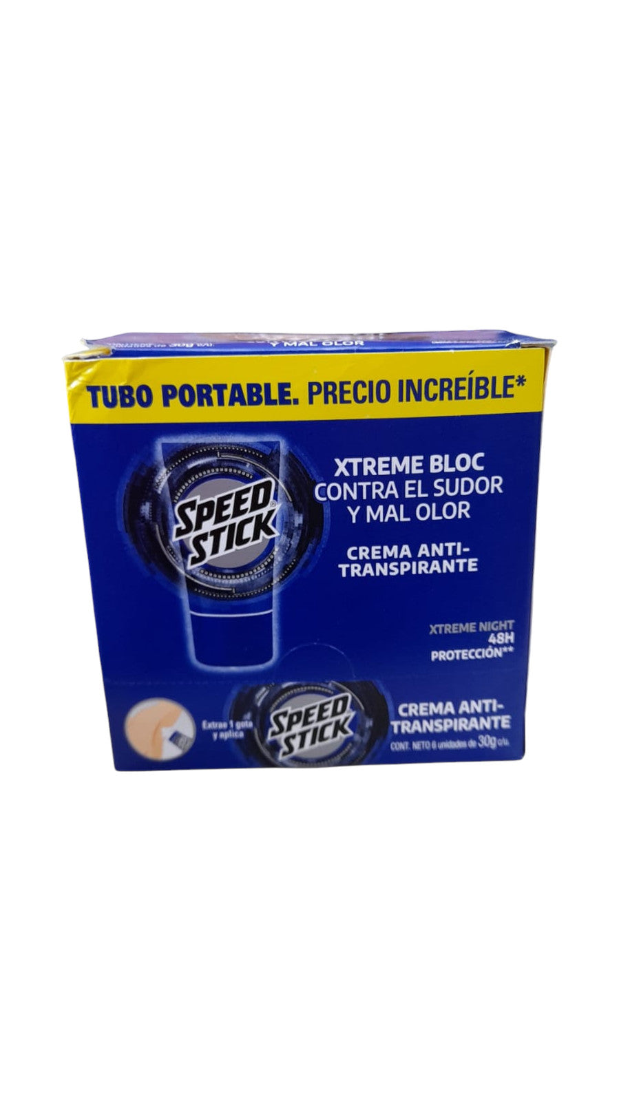 Caja Desodorante Crema Speed Stick 30GR 6 UND X2 Cajas