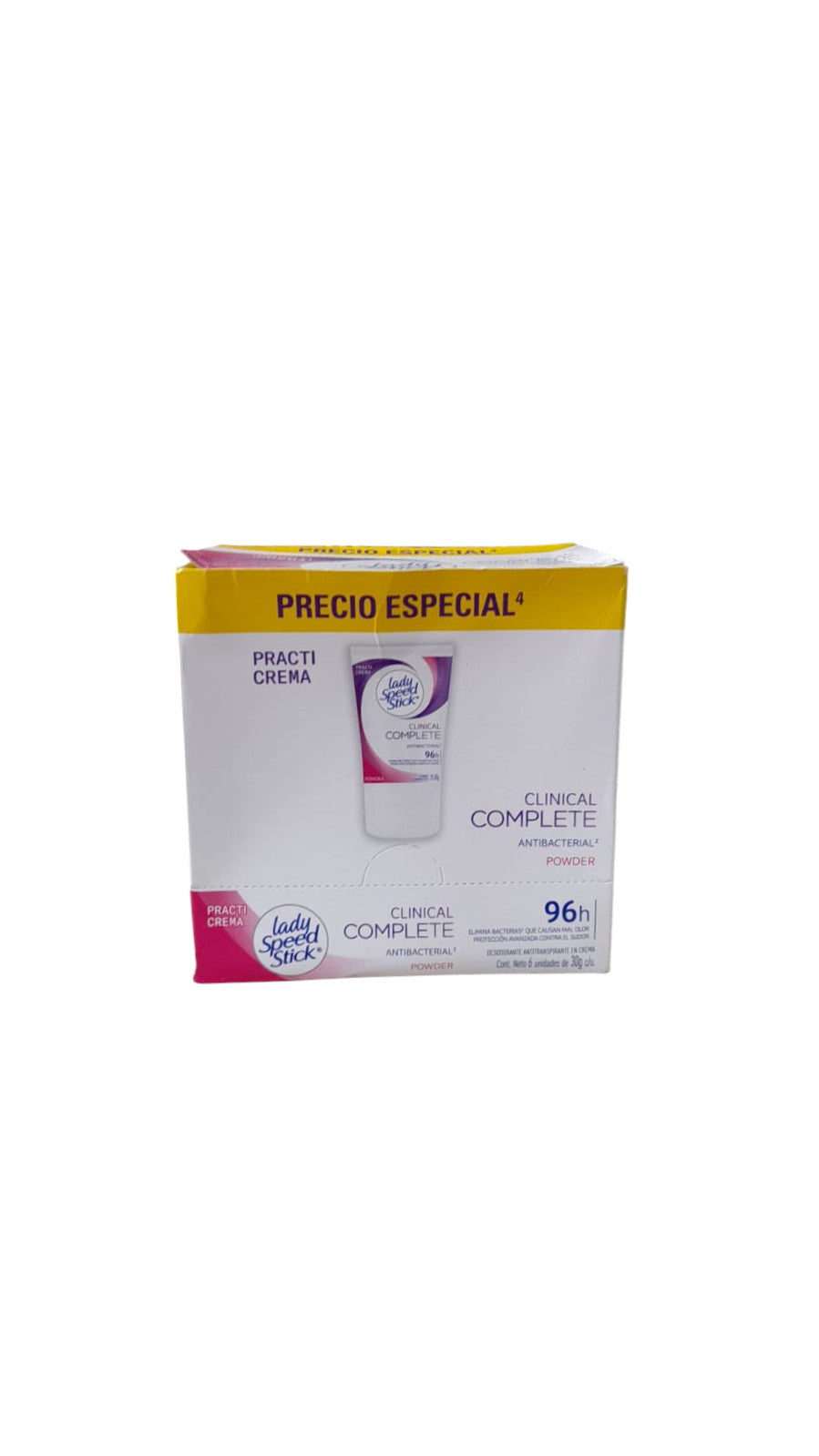 Caja Desodorante Clinical Lady Speed Stick 6 UND X2 Cajas