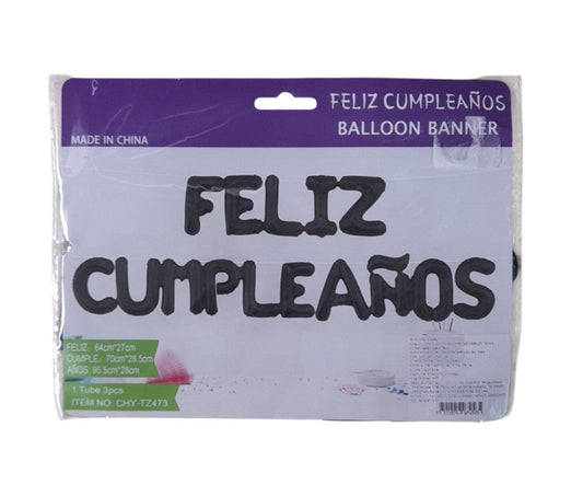 Letrero Inflable Feliz Cumpleaños X12 Unidades